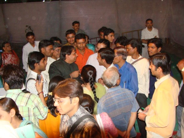 Jay Vasavada with fans