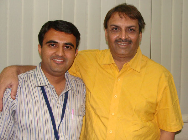 Devang Vibhakar with Ashok Dave Ashok Dave