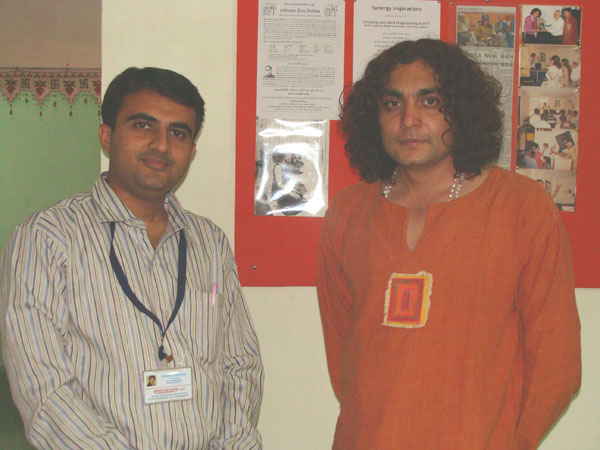 Devang Vibhakar with Santosh Kumar