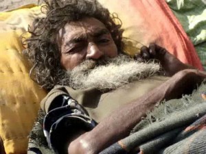 Indian poor beggar