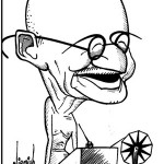 Gandhiji cartoon