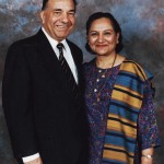 Dr. Kanak Raval with wife Bharatiben