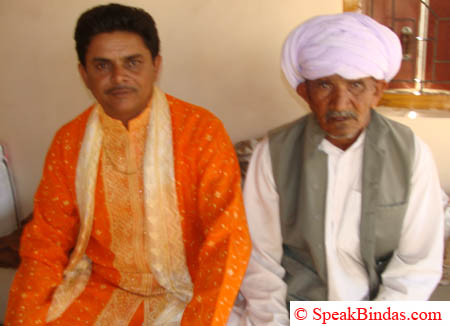 Dhirubhai with father Haribhai Devsibhai Sarvaiya