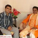 Devang Vibhakar with Dhirubhai Sarvaiya