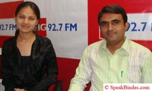 Devang with BIG RJ Chandani Devang with BIG RJ Chandani
