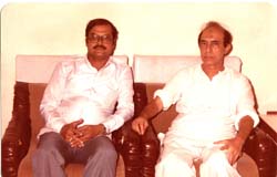 Harish Raghuvanshi with Talat Mahmood