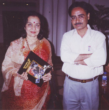 With Asha Parekh