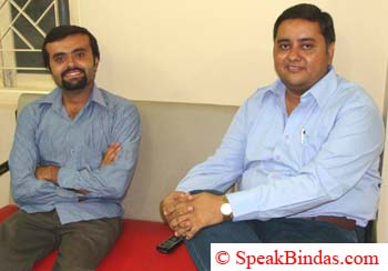 vikas-rajpopat-with-parish-joshi SB Correspondent Vikas Rajpopat with Parish Joshi
