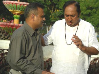 Biren Kothari with Upendra Trivedi