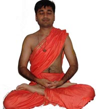 Chirag Patel doing Dhyaana