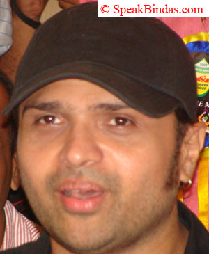 Himesh Reshmiya at a press meet in Rajkot