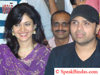 Himesh Reshmiya with Sonal Sehgal