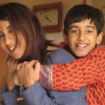 Neha with her son