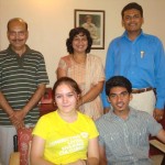 (Sitting: Anna, Dhruvin Mehta. Standing, L to R: Mr. Patel, Mrs. & Mrs. Mehta – Dhruvin Mehta’s parents)