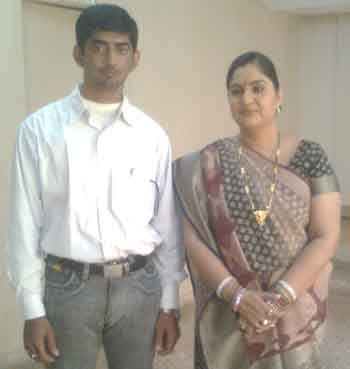 Adhirajsinh Jadeja with Vandana Pathak