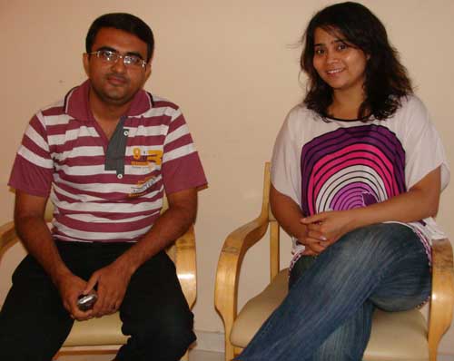 Devang Vibhakar (Interviewer) with Prantoti Pradhan