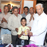 Uttam Maru with Shri Vajubhai Vala