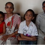 From left to right: Uttam’s younger brother, Uttam’s mother, Uttam, Uttam’s grandfather