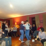 Me doing Scottish Country Dancing with host-mother Morag Willis.