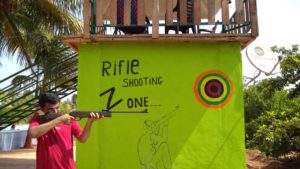 Devang Vibhakar at Rifle Shooting Zone DNK Organic Farm